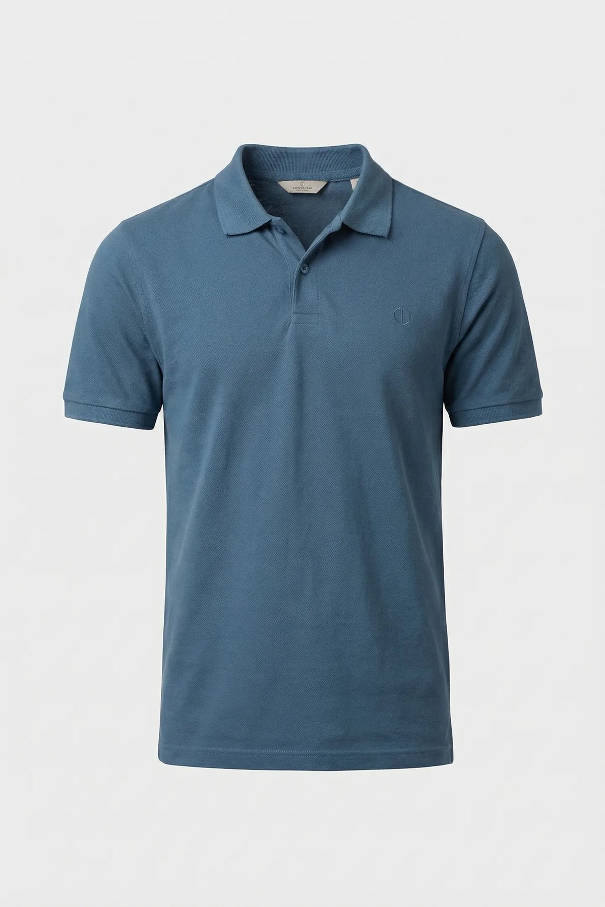 Bowie V-Neck Polo - Blue