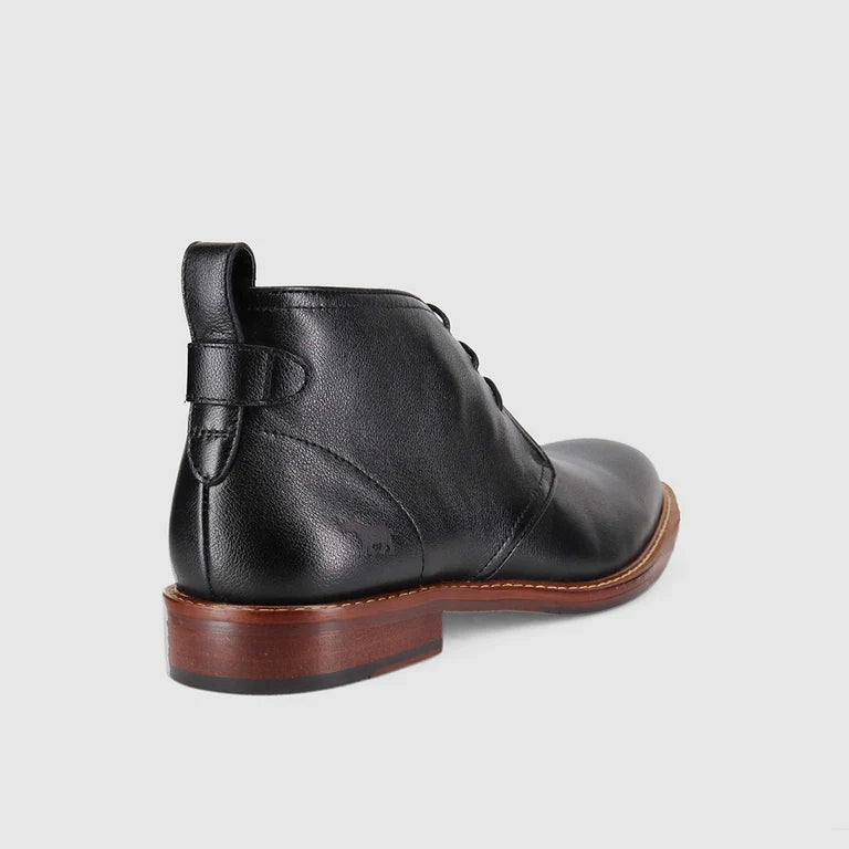 Bail Lace Up Leather Boots