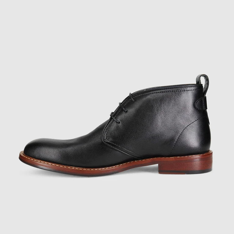 Bail Lace Up Leather Boots