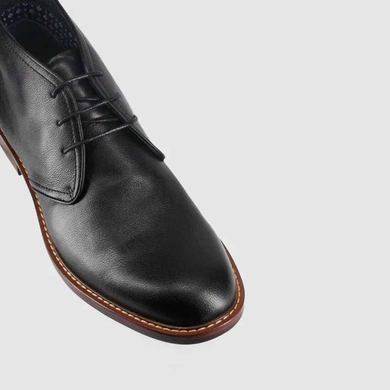 Bail Lace Up Leather Boots
