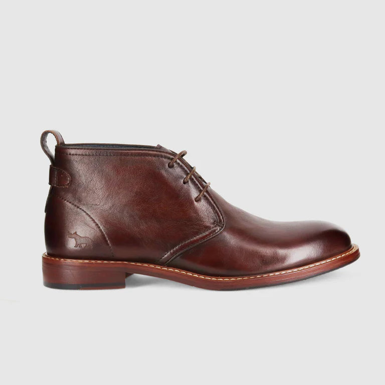 Bail Lace Up Leather Boots