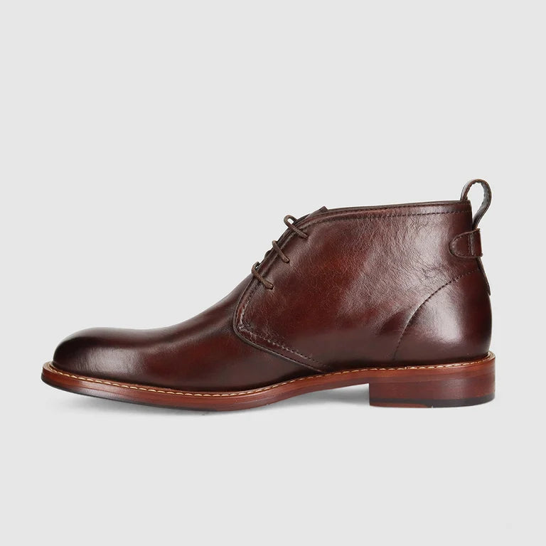 Bail Lace Up Leather Boots
