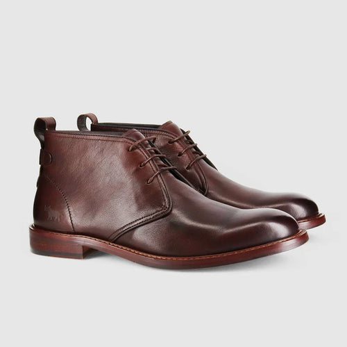 Bail Lace Up Leather Boots