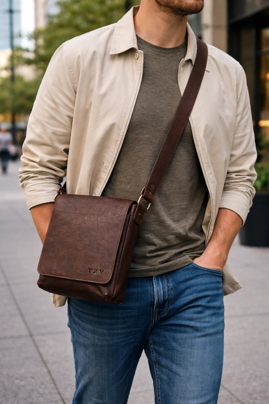 Waiheke Small Satchel - Brown