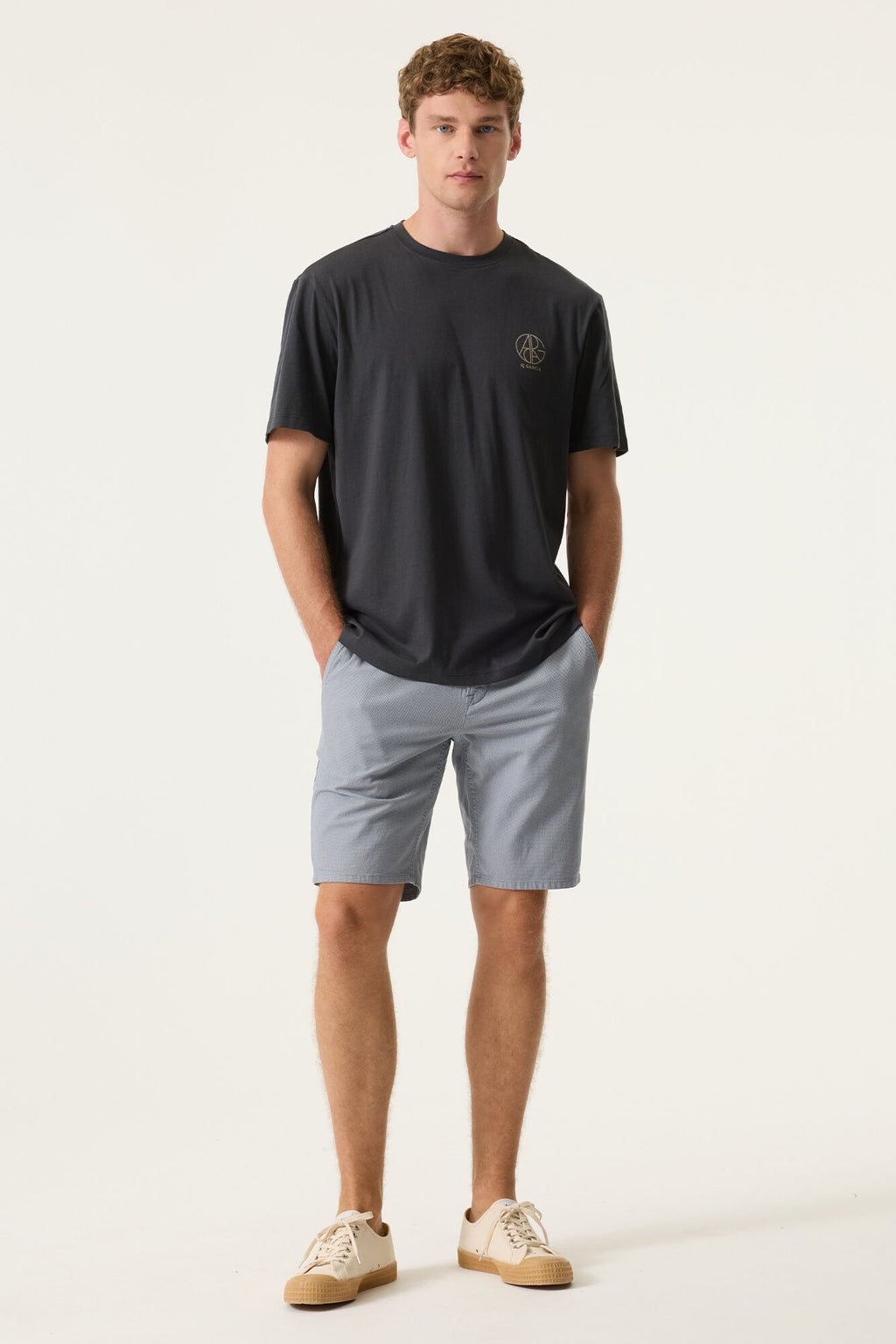 Textured Chino Short