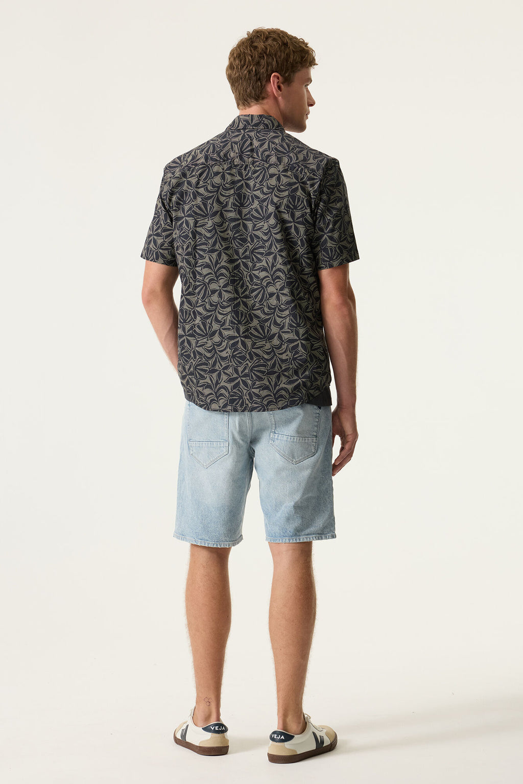 !00% Cotton Print Short Sleeve Shirt