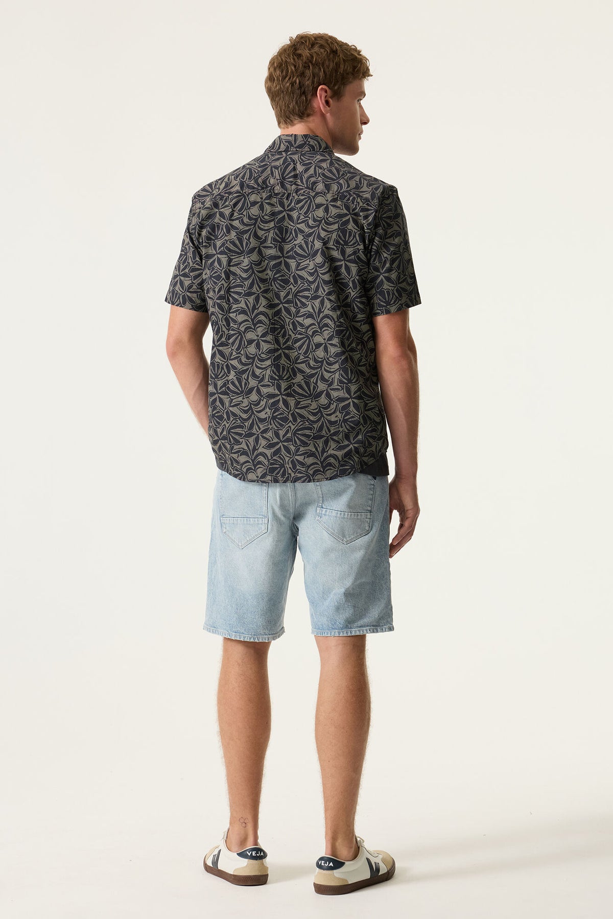 !00% Cotton Print Short Sleeve Shirt