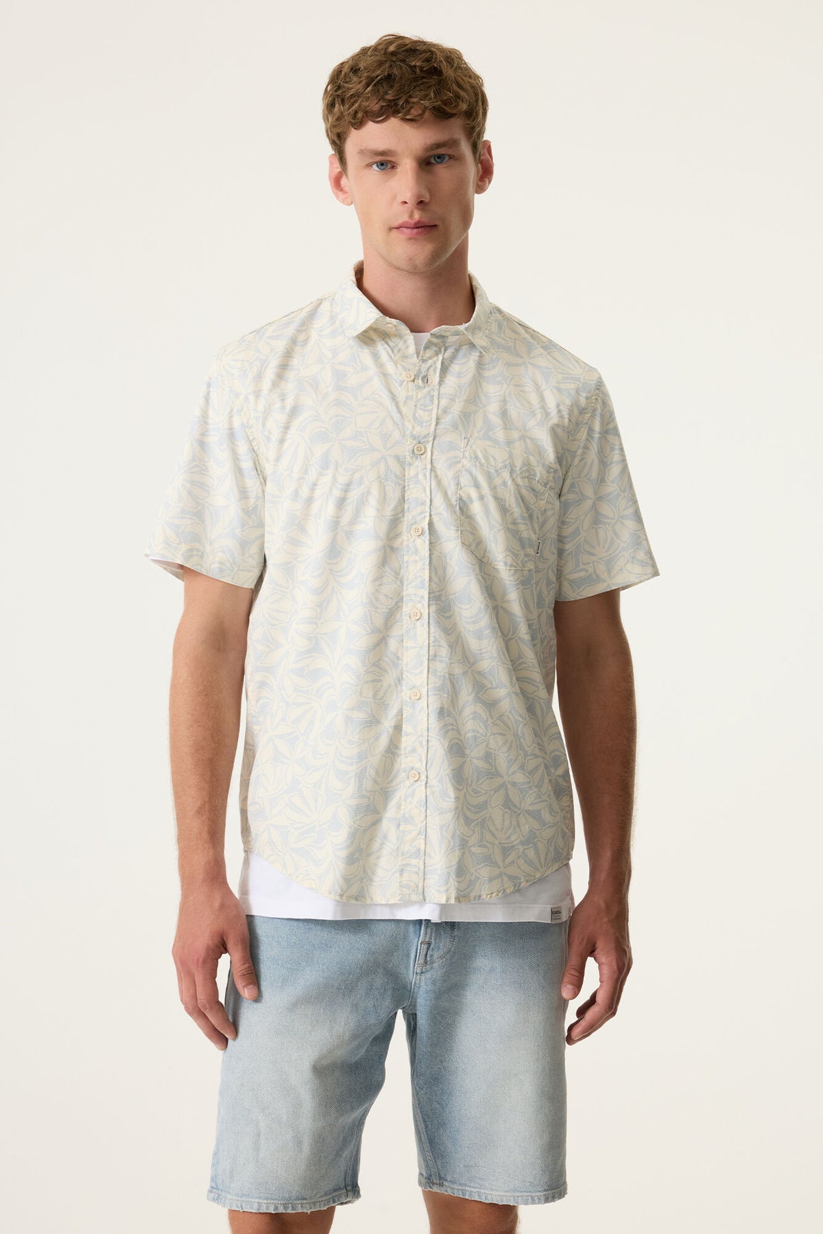 100% Cotton Print Short Sleeve Shirt