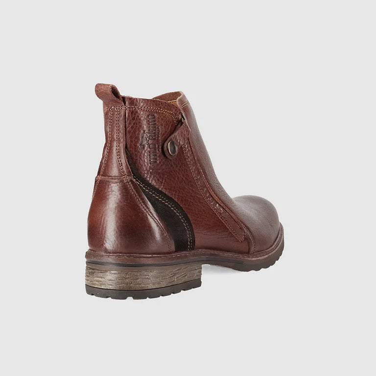 Hunter Leather Zip Up Boots
