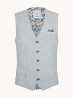Linen Stripe Waistcoat
