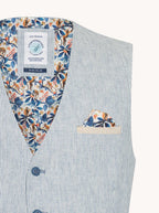 Linen Stripe Waistcoat