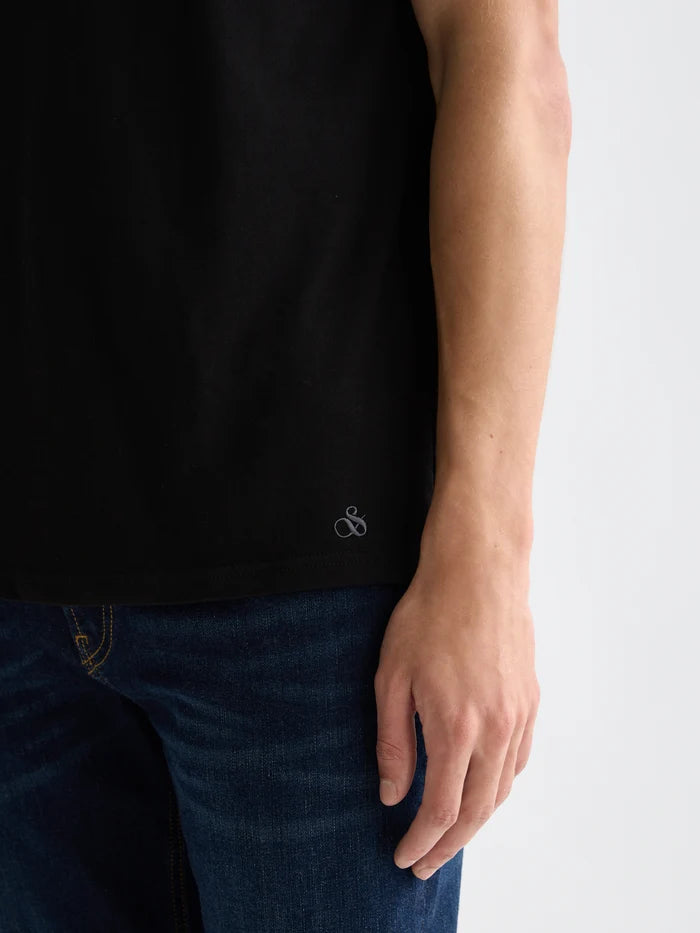 3Pkt Ultra Soft Crew Neck T-Shirt - Black