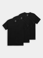 3Pkt Ultra Soft Crew Neck T-Shirt - Black