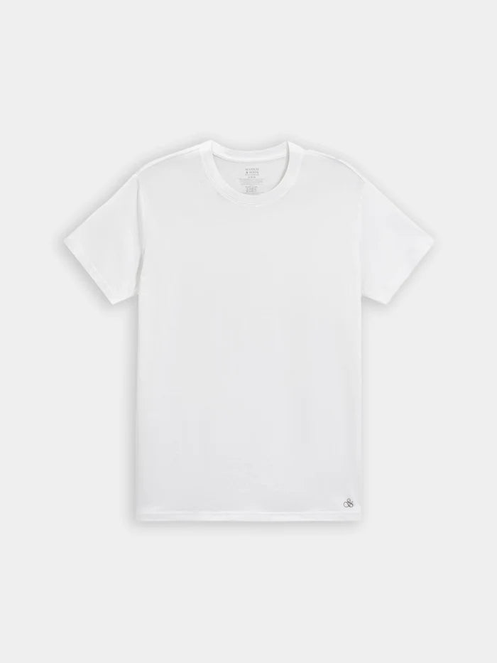 3Pkt Ultra Soft Crew Neck T-Shirt - White