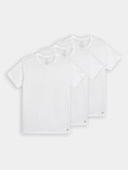 3Pkt Ultra Soft Crew Neck T-Shirt - White