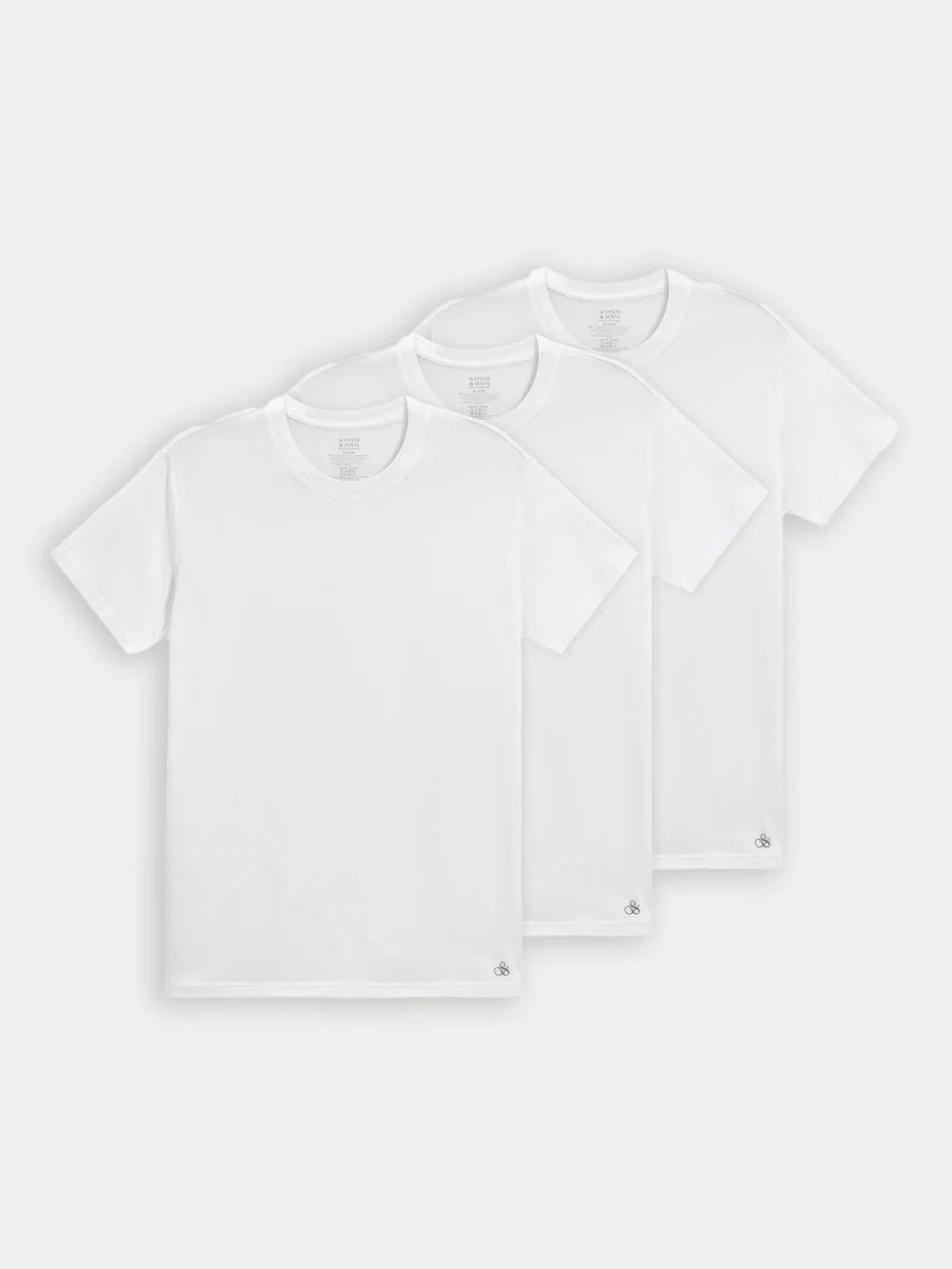 3Pkt Ultra Soft Crew Neck T-Shirt - White