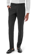 Caper 100% Wool Trouser - Charcoal