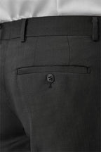 Caper 100% Wool Trouser - Charcoal