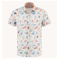 Doodle Print Short Sleeve Shirt