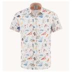 Doodle Print Short Sleeve Shirt
