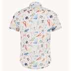 Doodle Print Short Sleeve Shirt