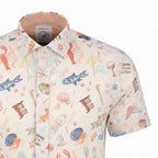 Doodle Print Short Sleeve Shirt