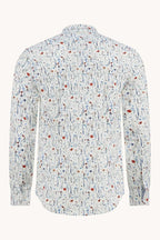 Wild Flowers Print Long Sleeve Shirt