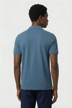 Bowie V-Neck Polo - Blue