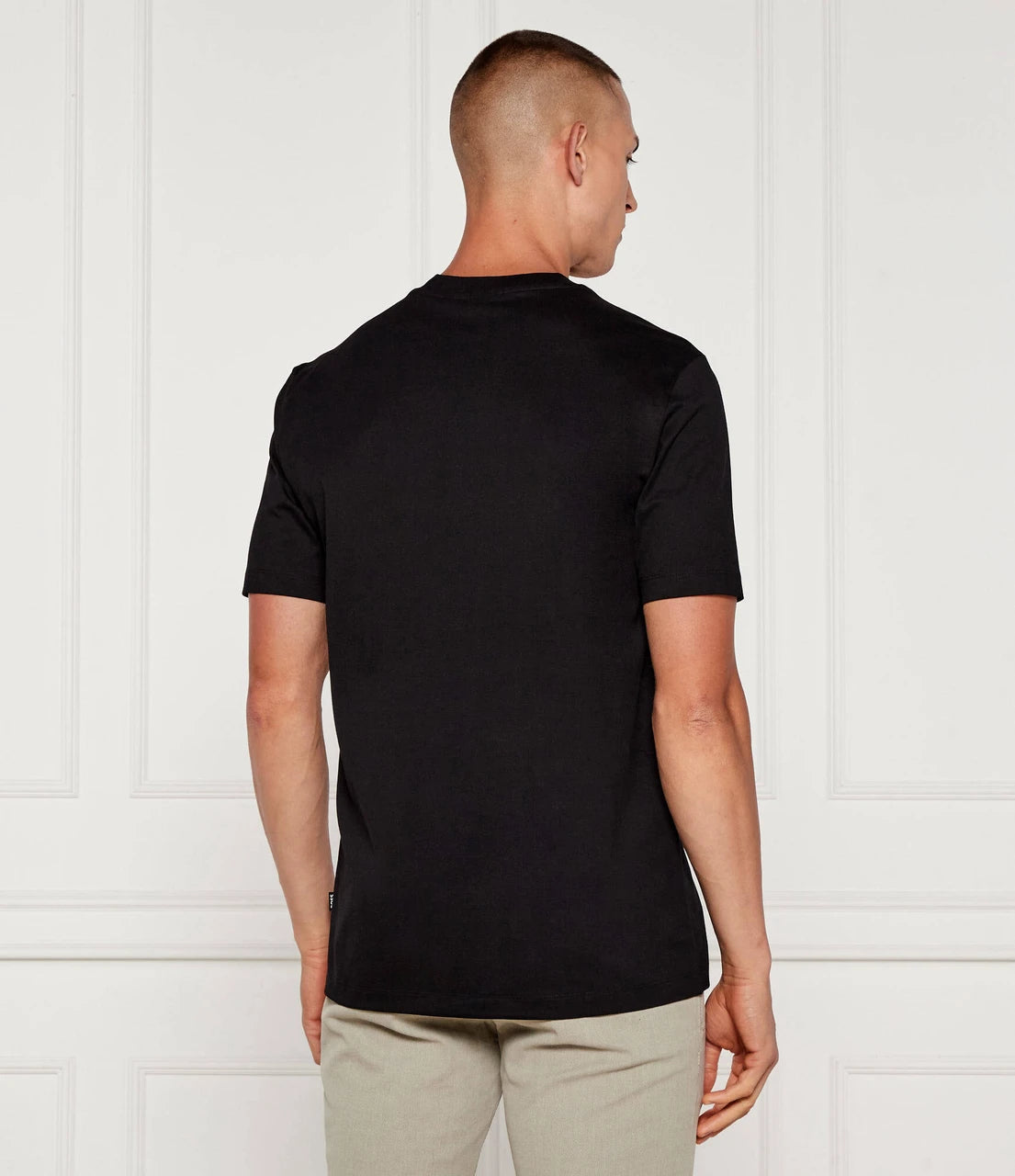 Mercerised-Cotton T-Shirt with Logo Artwork