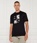 Mercerised-Cotton T-Shirt with Logo Artwork