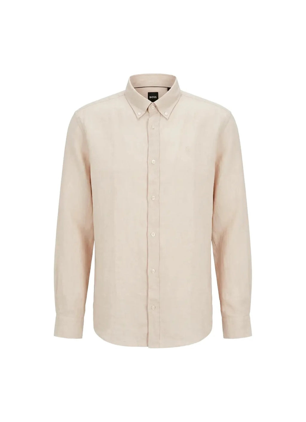 Regular-Fit Button-Down L/S Shirt in Linen