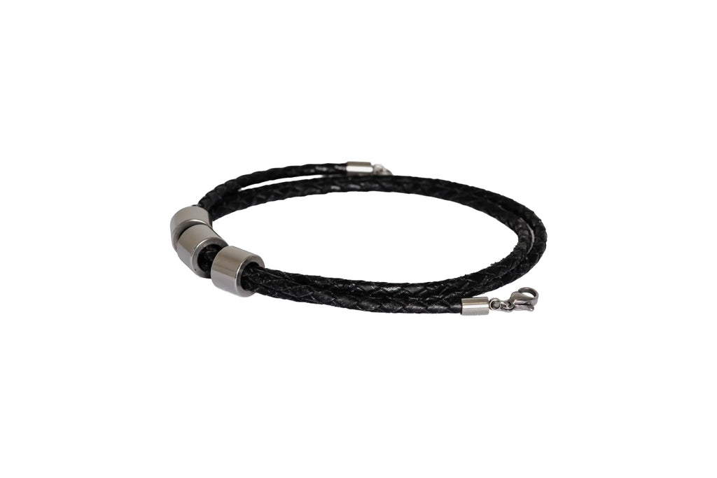 Waipu Leather Bracelet - Black