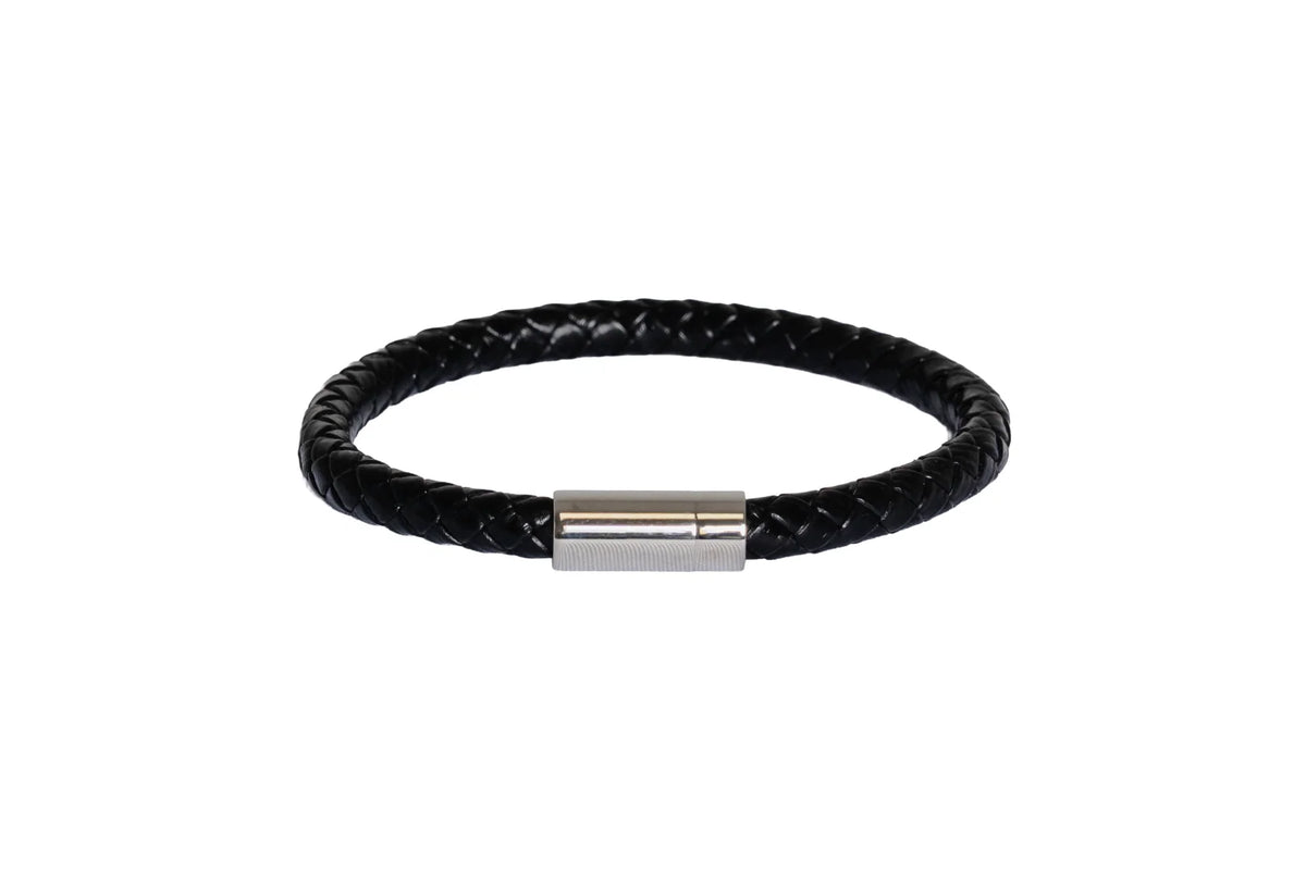 Onetangi Leather Bracelet - Black