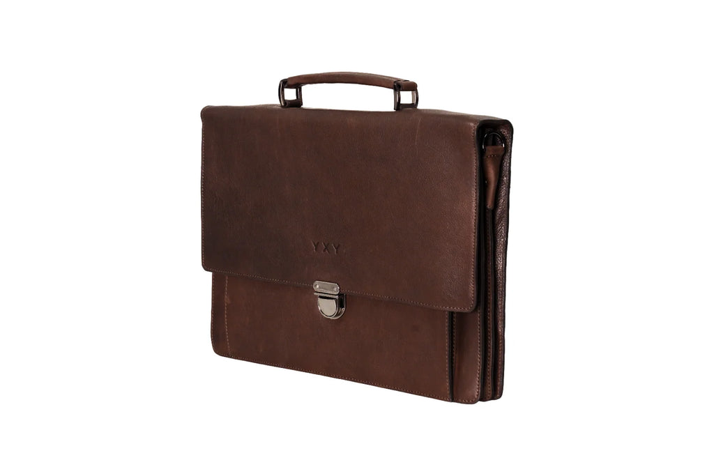 Clevedon Briefcase - Brown