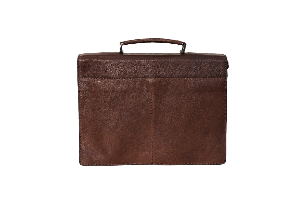 Clevedon Briefcase - Brown