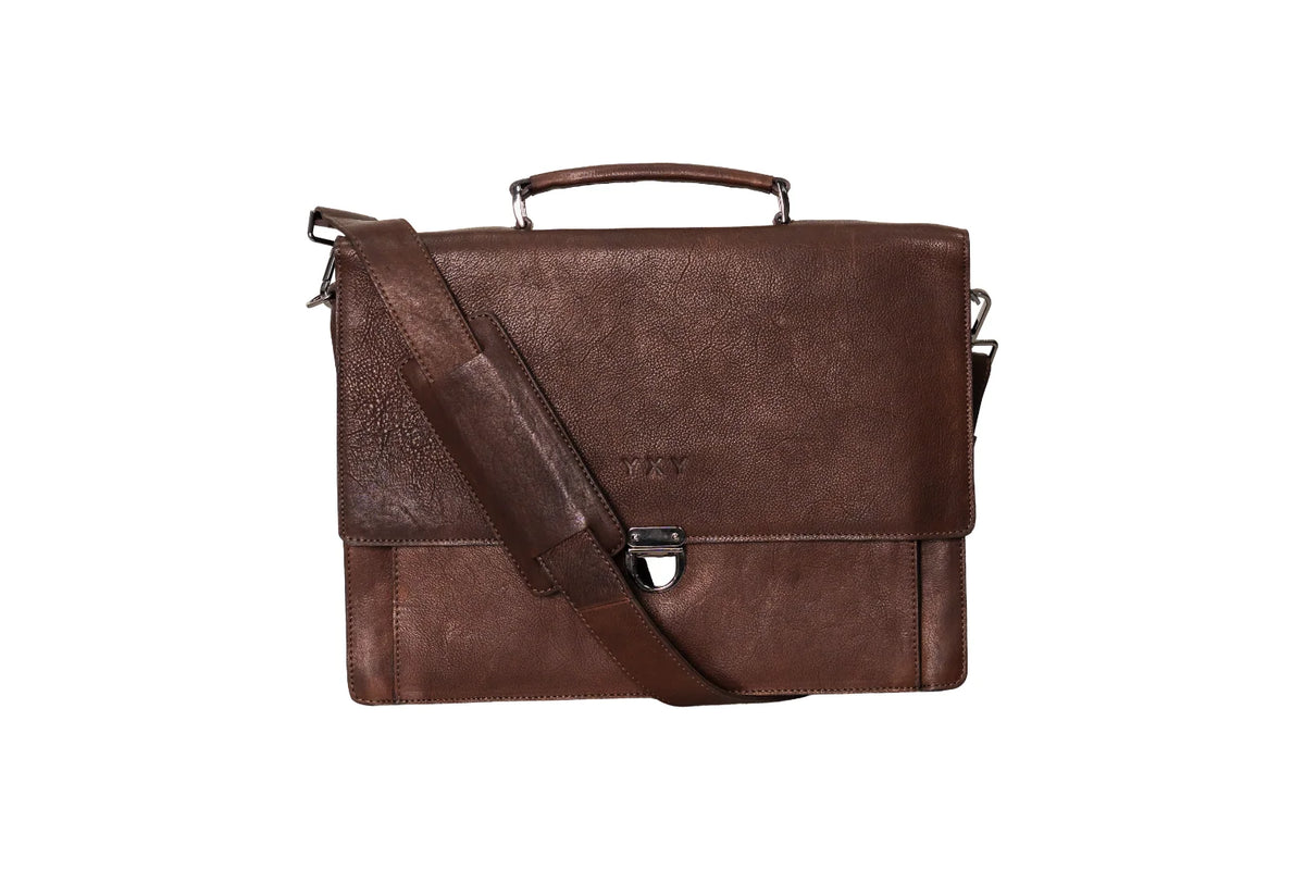 Clevedon Briefcase - Brown