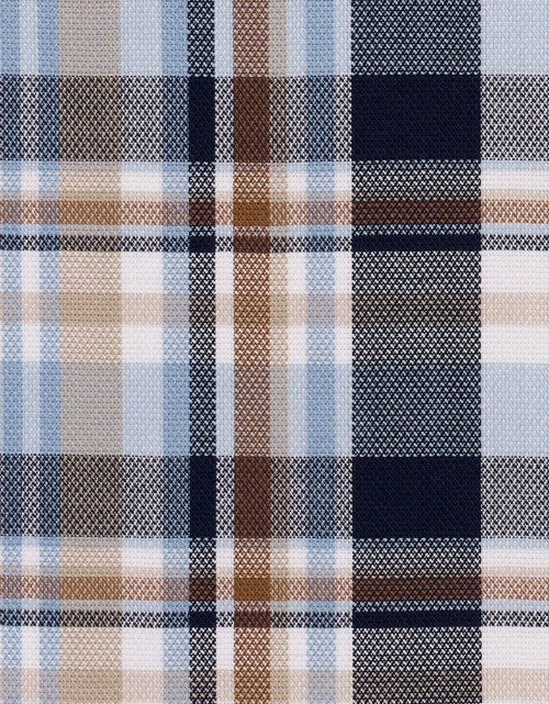 Checked L/S Shirt with Button-Down Collar