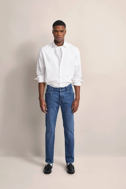 Bugatti Men's Stretch Jean- Straight Washed
