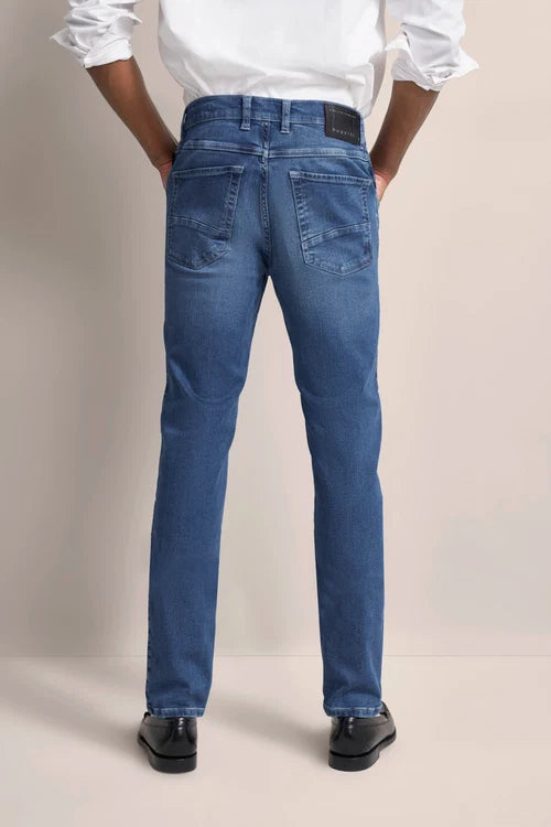 Bugatti Men's Stretch Jean- Straight Washed
