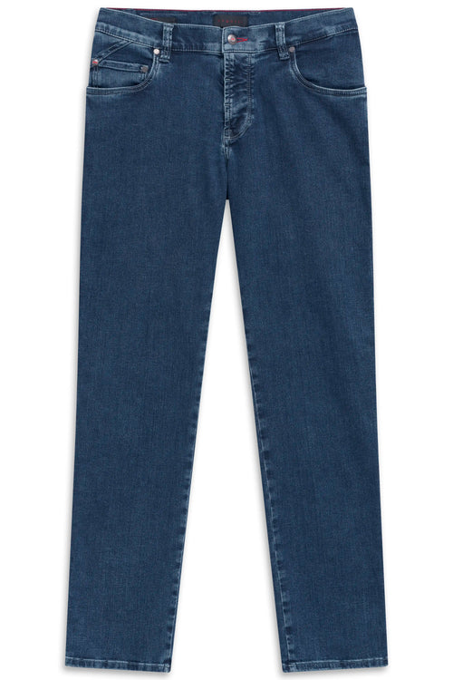 Bugatti Men's Stretch Jean - Mid Blue