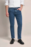Bugatti Men's Stretch Jean - Mid Blue