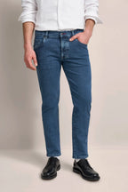 Bugatti Men's Stretch Jean - Mid Blue