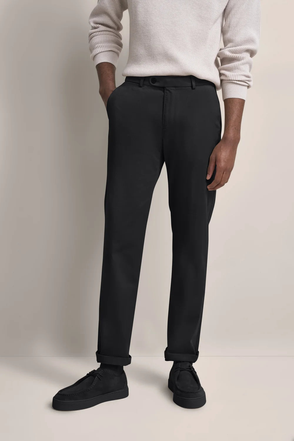Bugatti Modern Stretch Chino - Black
