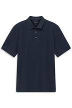 Bugatti Men's Textured Polo - Navy
