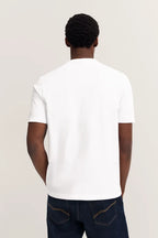 T-Shirt Chest Logo 100% Cotton - White