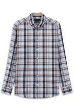 Checked L/S Shirt with Button-Down Collar