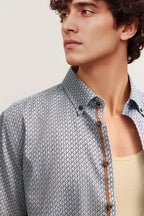 Print Short-Sleeved Shirt