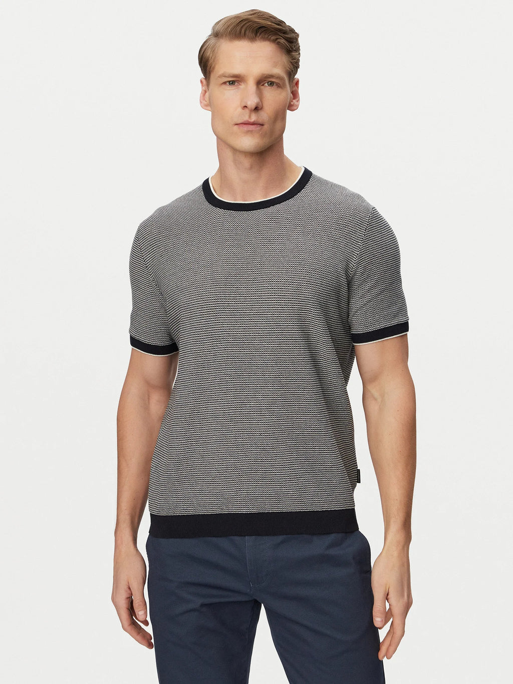 Knit T-Shirt Regular Fit - Navy