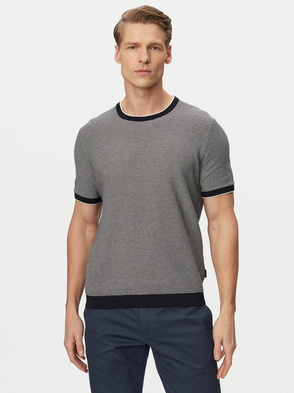 Knit T-Shirt Regular Fit - Navy
