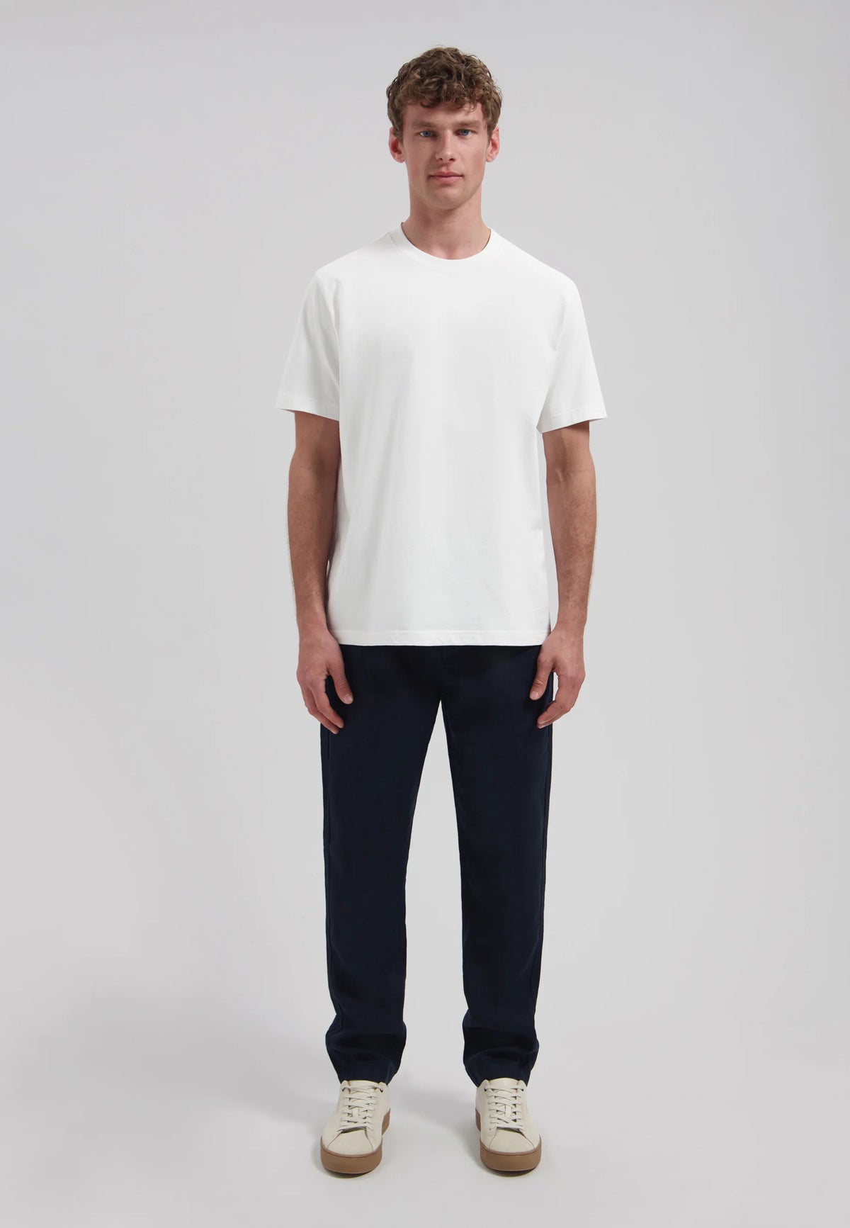 James Linen Beach Pant - Navy